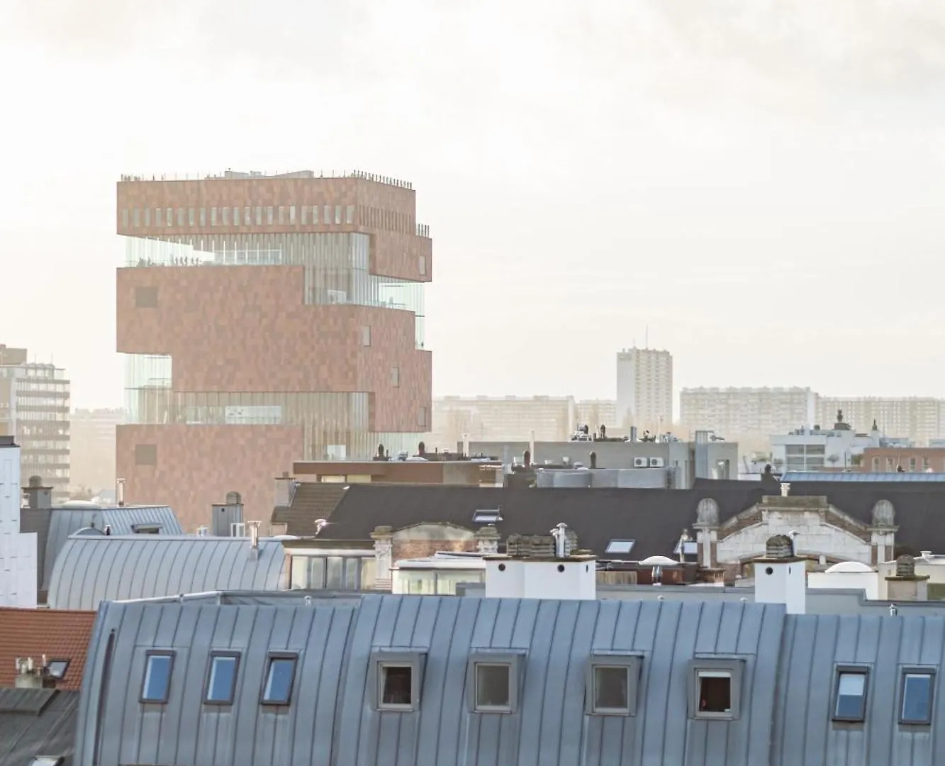 App Met Uitzicht Op 'T Mas En Ondergrondse Parking Apartment Antwerp